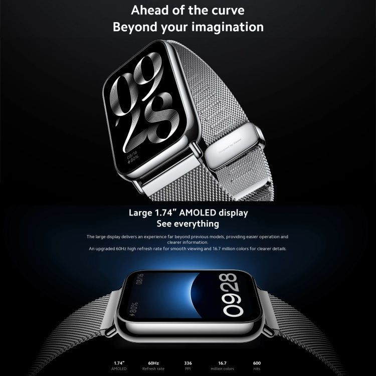 Original Xiaomi Mi Band 8 Pro Global 1.74 inch AMOLED Full Color Screen 5ATM Waterproof Smart Watch, Support GPS / NFC / Heart Rate Original Xiaomi Mi Band 8 Pro Global 1.74 inch AMOLED Full Color Screen 5ATM Waterproof Smart Watch, Support GPS / NFC / Heart Rate